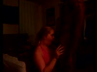Amateur incest video features teenage daughter on her knees sucking daddys hard cock